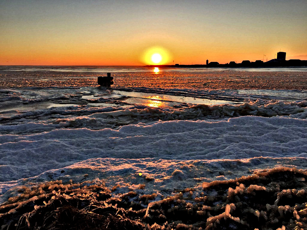 12 dec Karin u Gerd Legel titel Sonnenuntergang im Winter